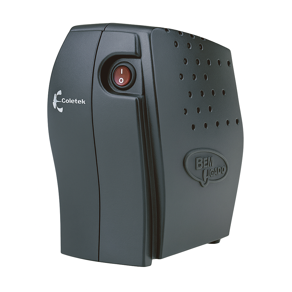 Estabilizador Coletek ES-300VA Bivolt Manual – 4 Tomadas, Saída 115V, Proteção Contra Picos e Surtos - Imagem 4