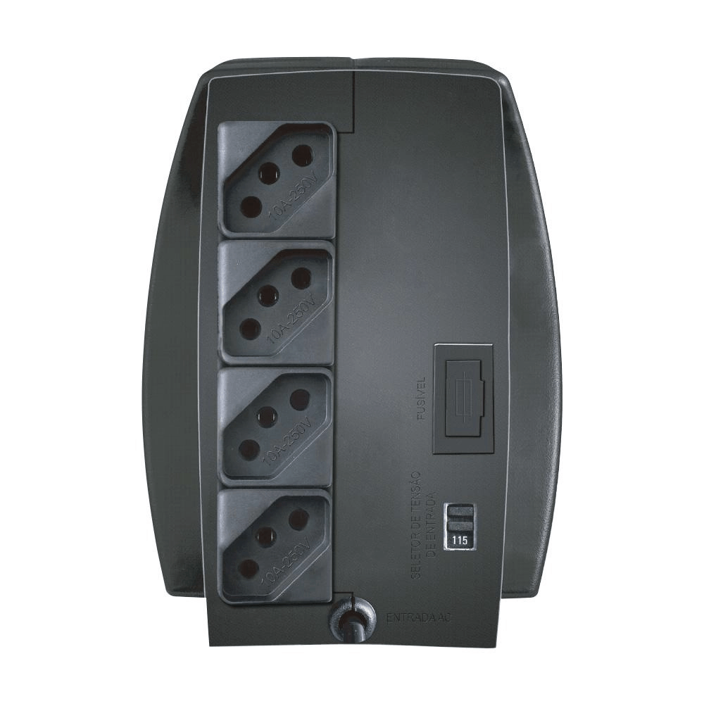 Estabilizador Coletek ES-300VA Bivolt Manual – 4 Tomadas, Saída 115V, Proteção Contra Picos e Surtos - Imagem 2