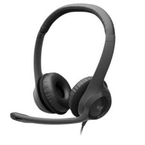 Headset USB H390 Preto Logitech