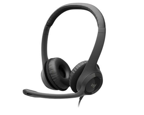 Headset USB H390 Preto Logitech