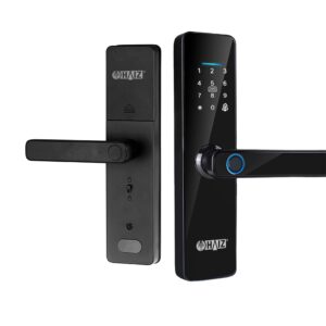 Fechadura Digital Biométrica Eletrônica Inteligente Touch, Smart Key Pro, Biometria, Senha, Teclado Numérico - HZ-D4