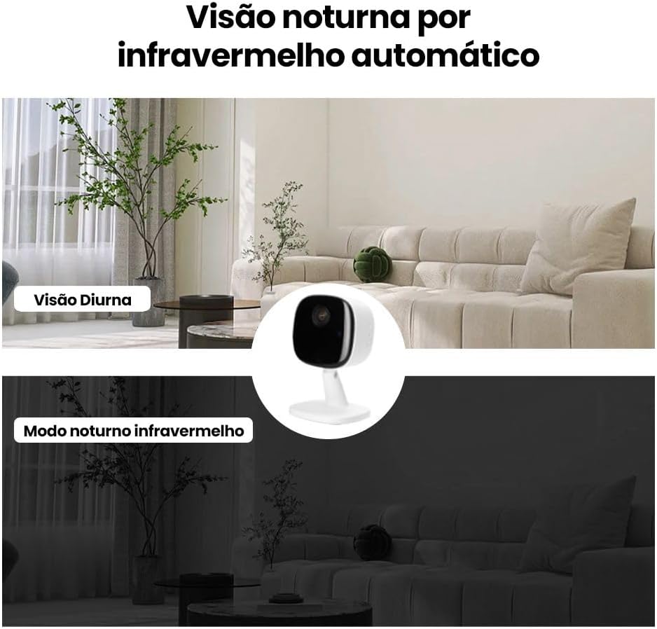 Haiz Câmera de Segurança Interna PIX-Z Smart Compatível com Alexa Wi-fi Bivolt Branco HZ-K258 QUEIMA DE ESTOQUE! - Imagem 5