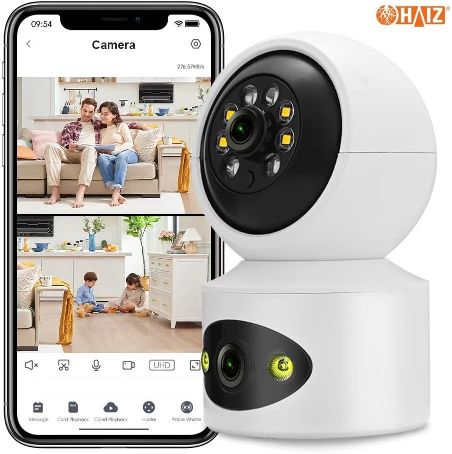 Haiz Câmera de Segurança Wi-fi Mini Botz 1080p Full HD 2mp Bivolt HZ-X1-P45 - Imagem 4