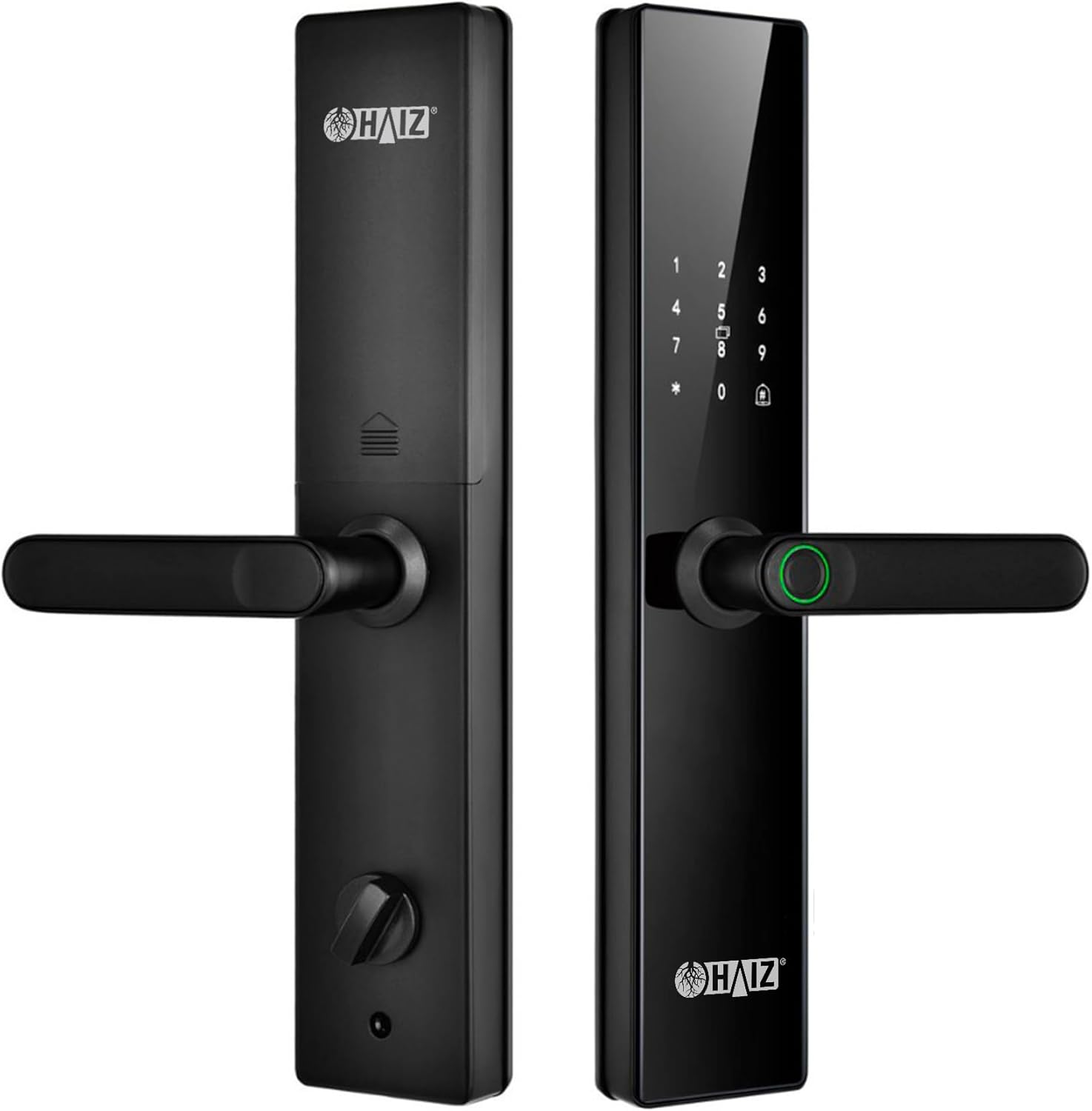 Fechadura Digital Biométrica Eletrônica Inteligente Touch, Smart Key Pro, Biometria, Senha, Teclado Numérico - HZ-D4 - Imagem 3
