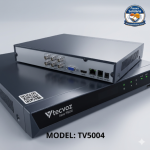 Gravador Digital de Vídeo (DVR) Tecvoz - Modelo TTVP5004H HD 1TB